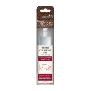 [15% OFF] Tropiclean Enticers Hickory Smoked Bacon Teeth Cleaning Gel for Dogs 2oz