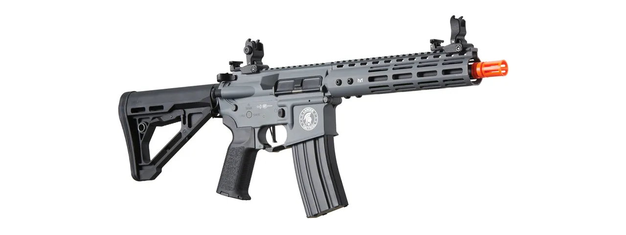 Airsoft Gun Lancer Tactical Archon 9" M-LOK Proline Series M4 Airsoft Rifle w/ Delta Stock (Color: Gray)
