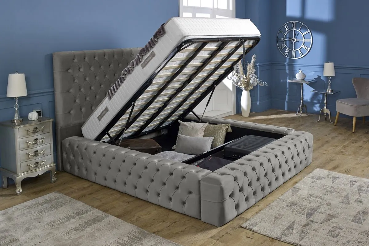 Ambassador Upholstered Ottoman Bed