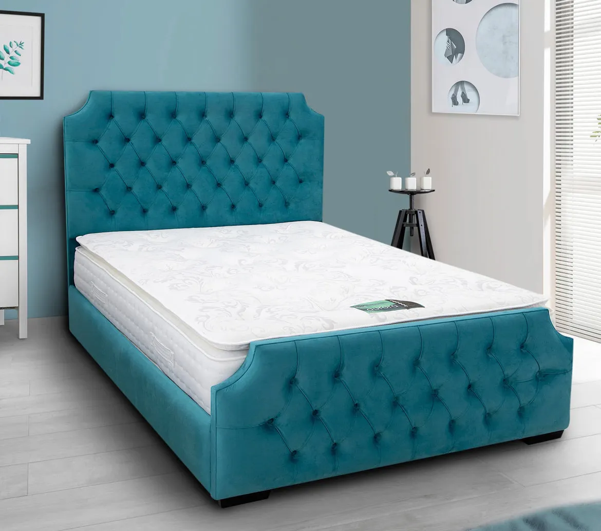 Art Deco Milo Chesterfield Designer Bed Frame -L'amour Beds
