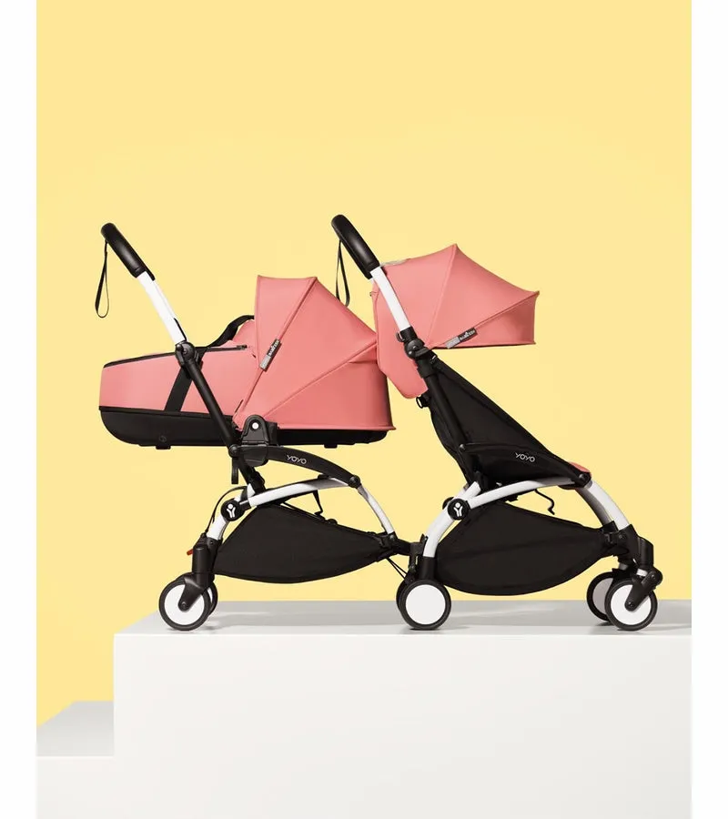 Babyzen YOYO Connect Double Stroller Bassinet / 6  Bundle - Black / Olive