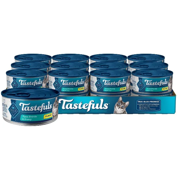 BLUE Tastefuls Flaked Tuna Entree in Gravy Canned Cat Food