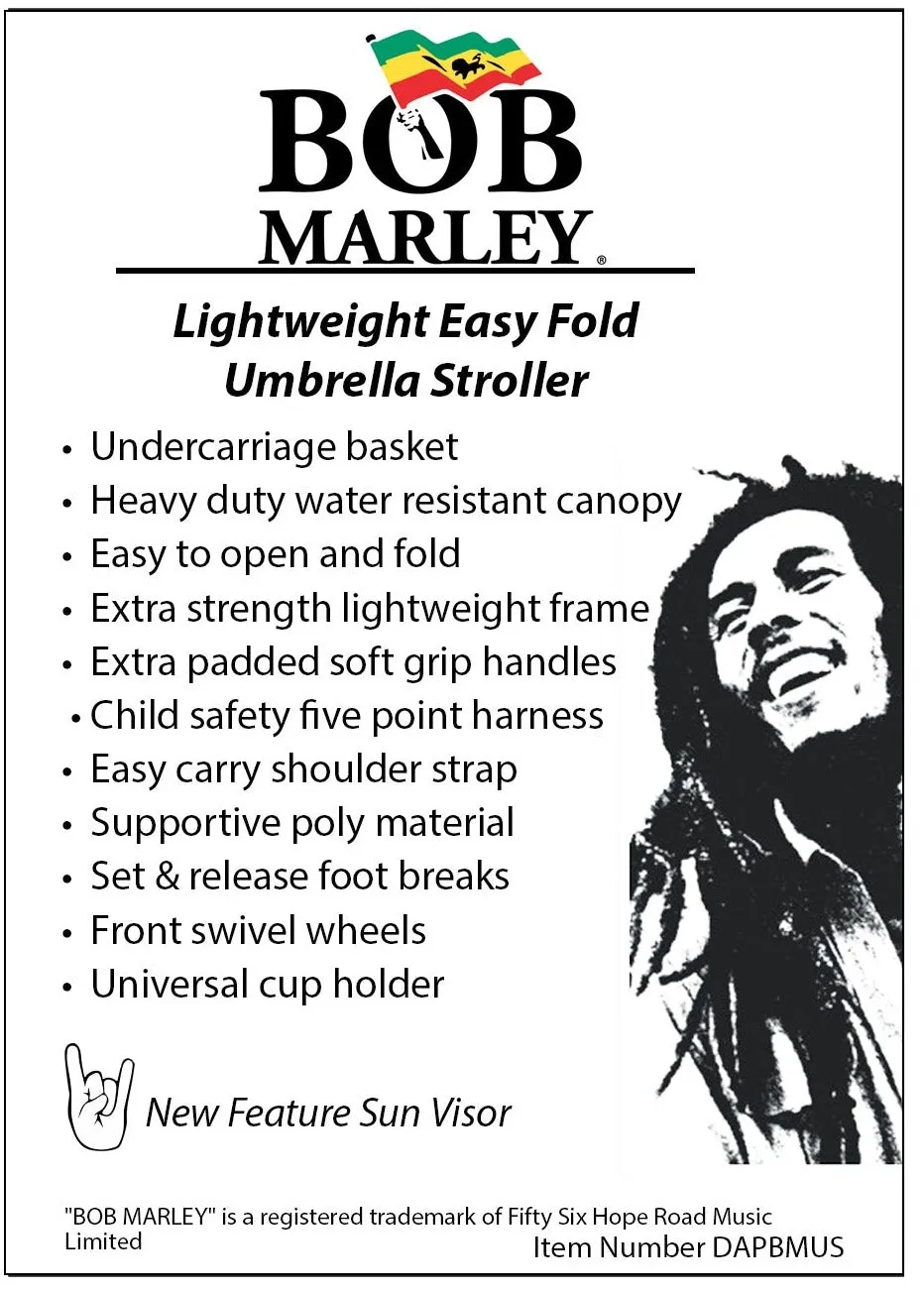 Bob Marley Ultralight Easy Carry Umbrella Stroller