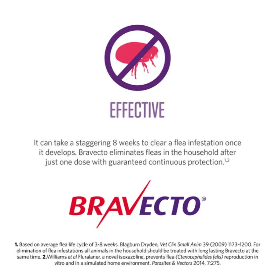 Bravecto Very Large Dog Purple