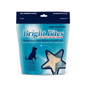 Bright Bites Cool Peppermint Daily Dental Dog Treats