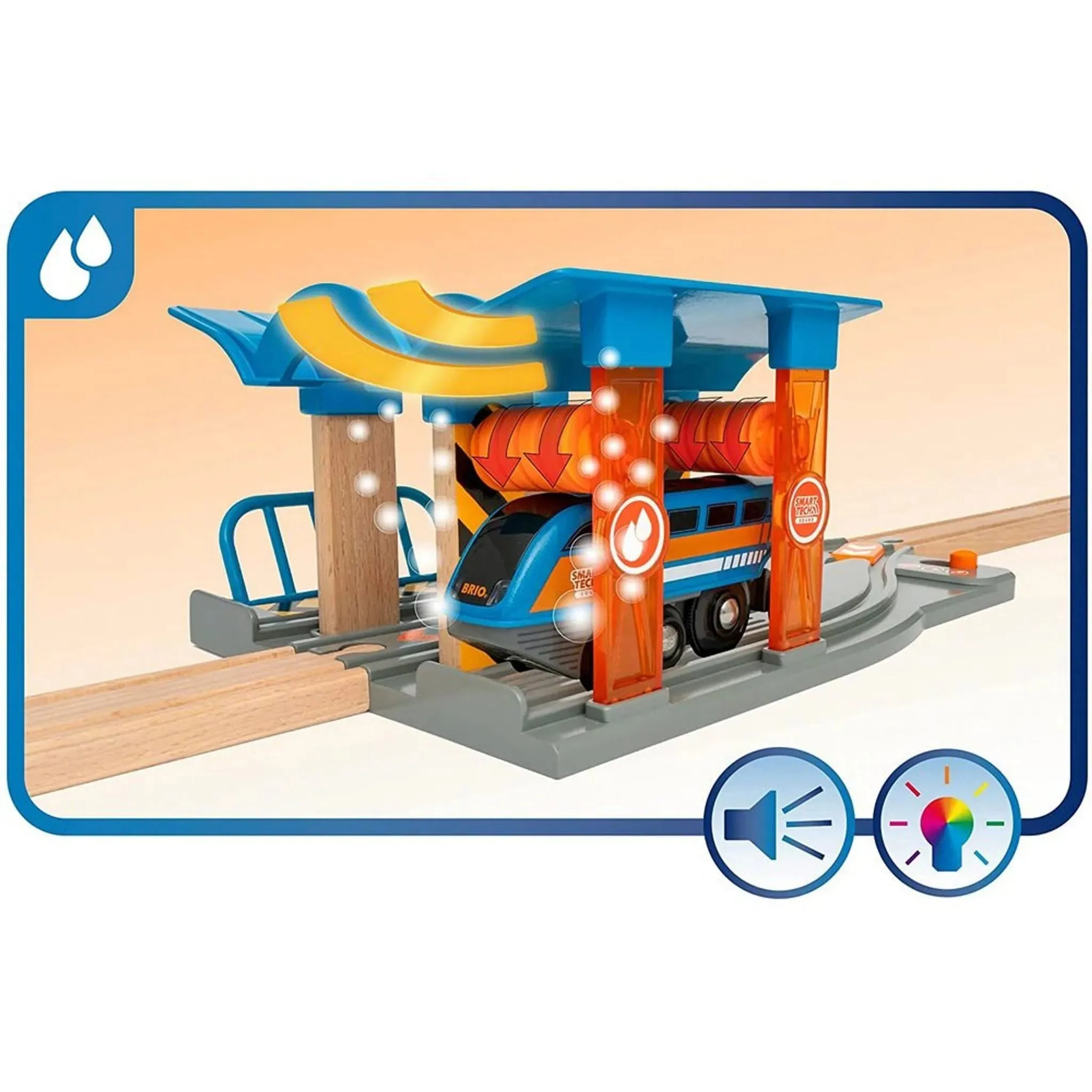 BRIO Smart Tech Sound - Action Tunnel Deluxe set 91 pieces