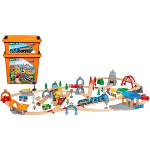 BRIO Smart Tech Sound - Action Tunnel Deluxe set 91 pieces