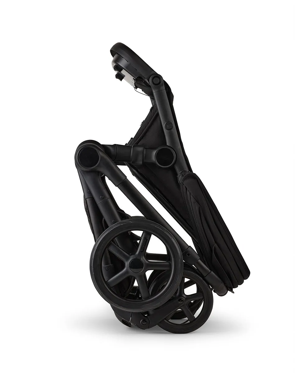 Bugaboo Kangaroo Complete Single-to-Double Stroller - Black / Midnight Black / Misty White