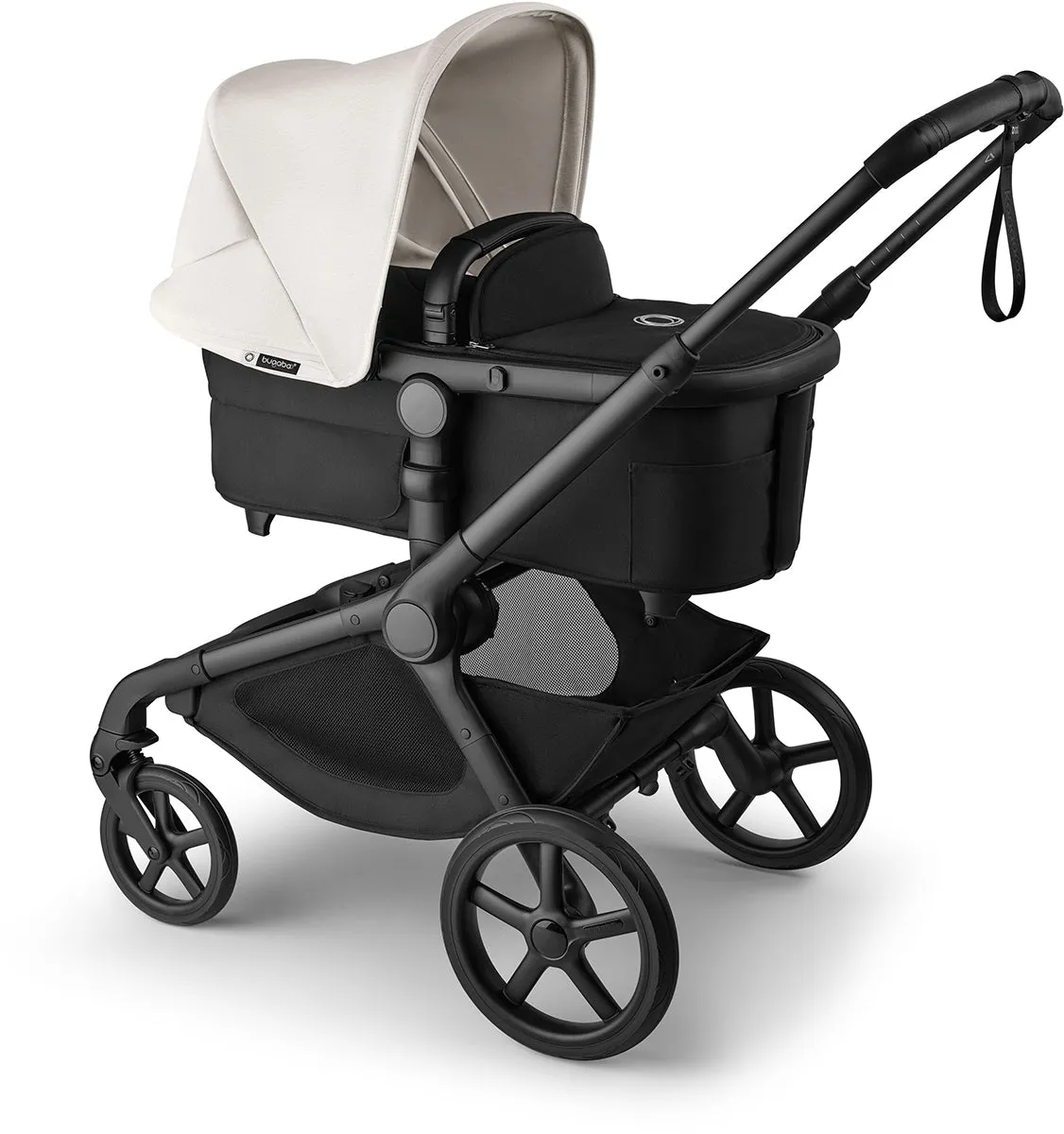 Bugaboo Kangaroo Complete Single-to-Double Stroller - Black / Midnight Black / Misty White