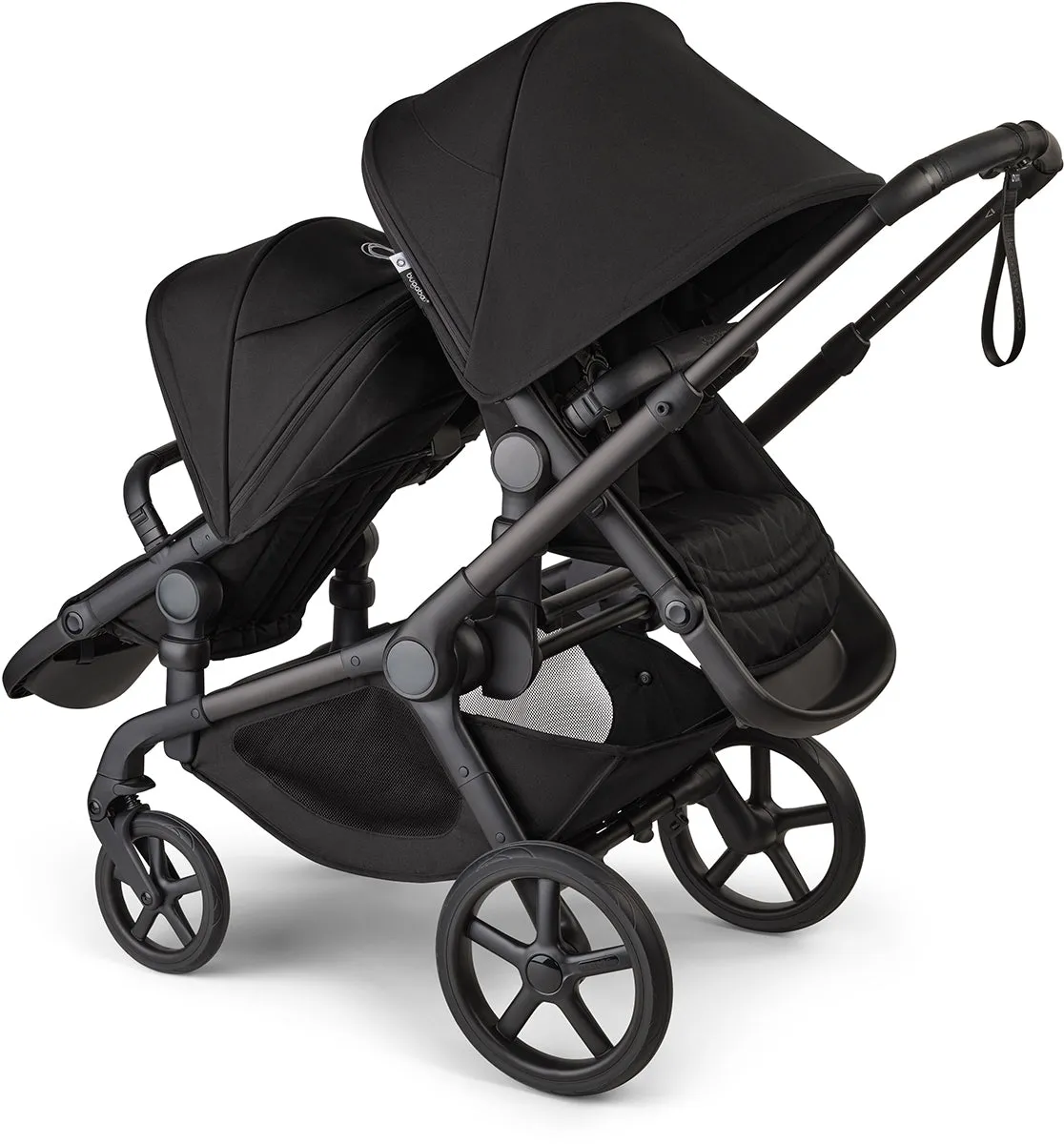 Bugaboo Kangaroo Double Stroller Bundle - Black / Desert Taupe / Desert Taupe