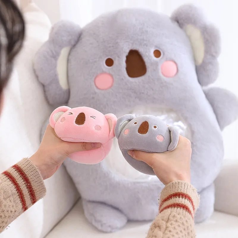 Bundle of Koala, Dino, Bunny, Panda Plushies
