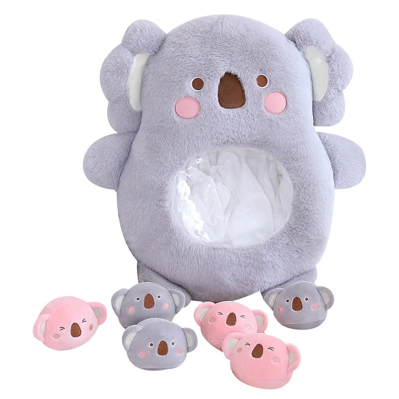 Bundle of Koala, Dino, Bunny, Panda Plushies