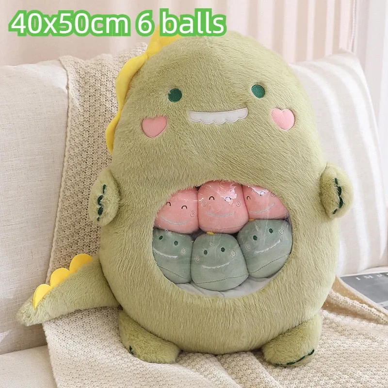 Bundle of Koala, Dino, Bunny, Panda Plushies