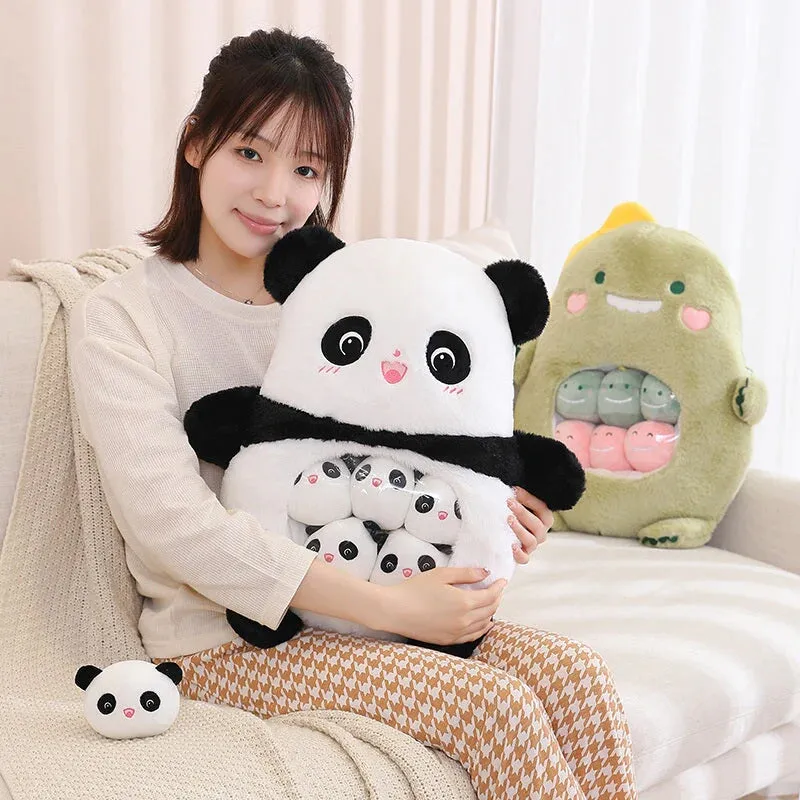 Bundle of Koala, Dino, Bunny, Panda Plushies