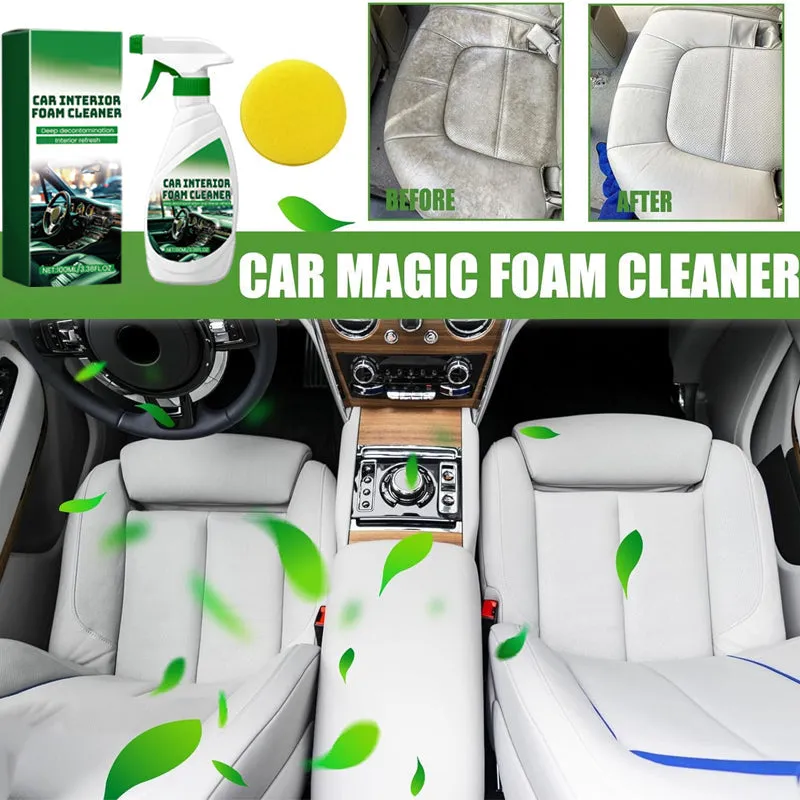 BUY 1 GET 1 FREEEffective Car Interior Foam Cleaner with Sponge