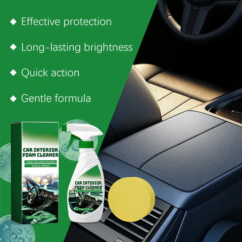BUY 1 GET 1 FREEEffective Car Interior Foam Cleaner with Sponge