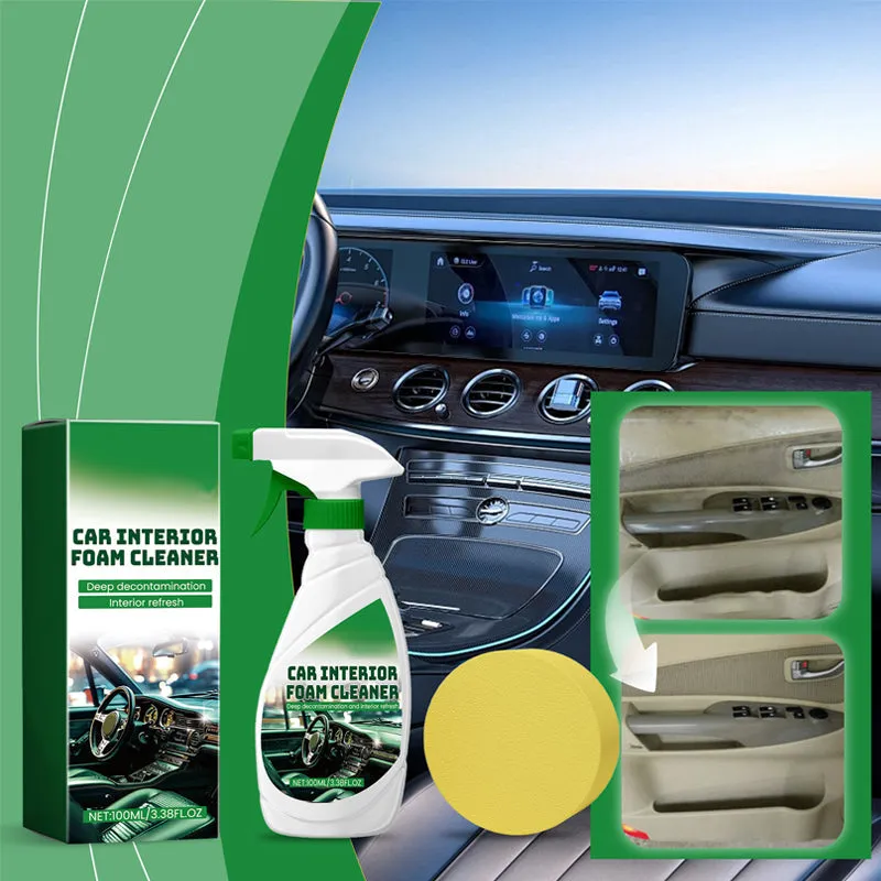 BUY 1 GET 1 FREEEffective Car Interior Foam Cleaner with Sponge