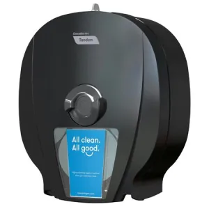 Cascades PRO Tandem Proprietary High Capacity Tissue Dispenser-Black