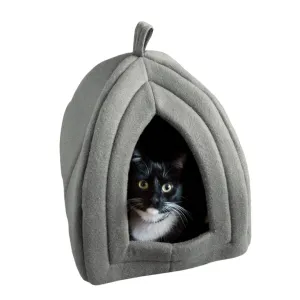 Cat House Bed with Removable Foam Cushion