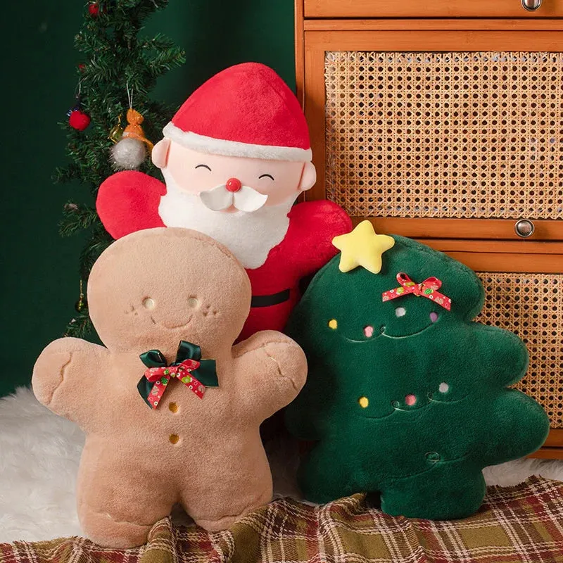 Christmas Kawaii Gingerbread Santa Tree Stuffed Toys Plushies Collection