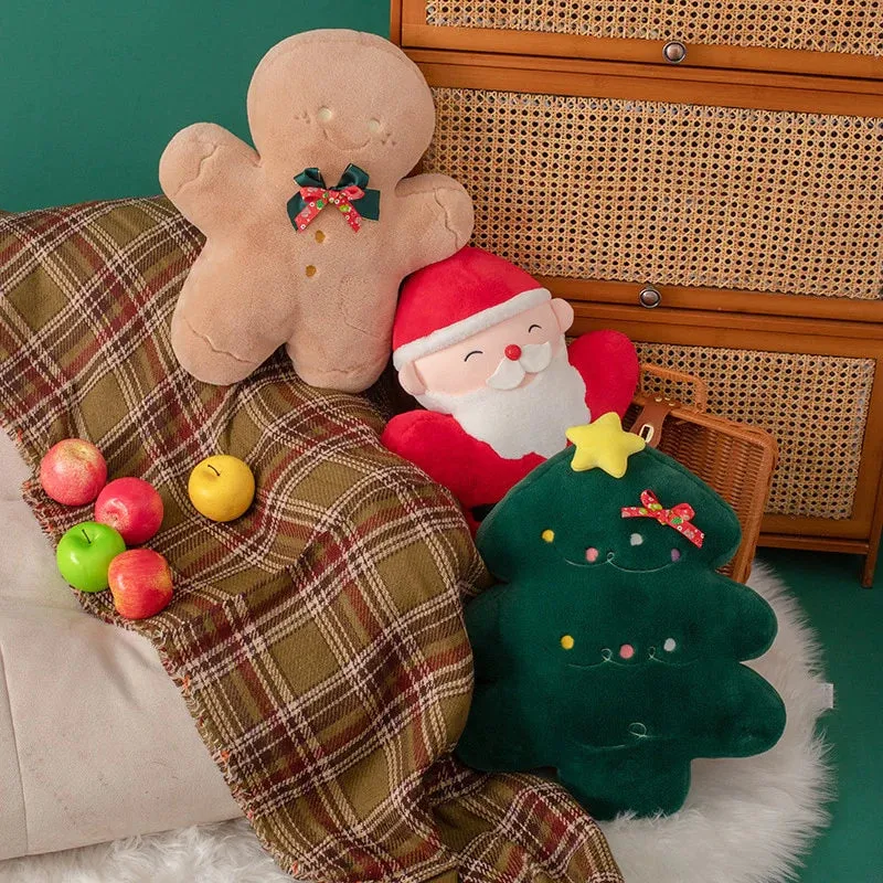 Christmas Kawaii Gingerbread Santa Tree Stuffed Toys Plushies Collection