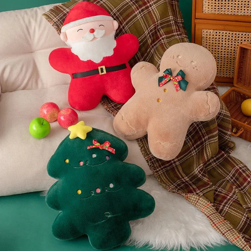 Christmas Kawaii Gingerbread Santa Tree Stuffed Toys Plushies Collection