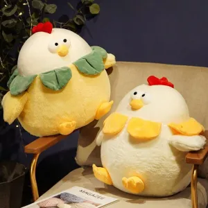 Chubby Kawaii Round Chicken Stuffed Animals Plushies