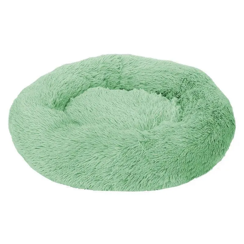 Comfortable Doughnut Cat Bed: Ultra-Soft Round Cat Furniture