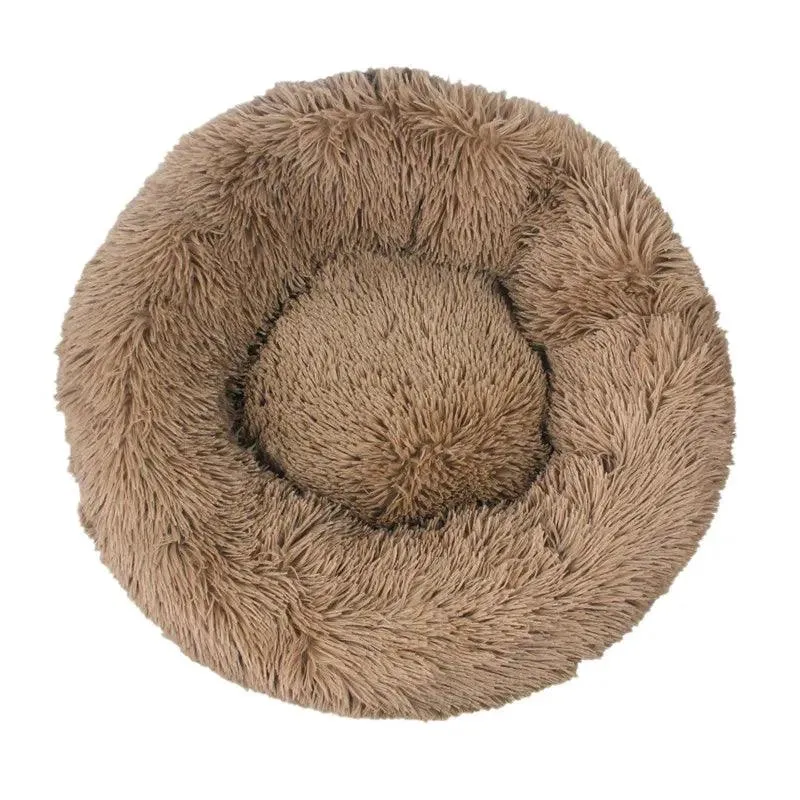 Comfortable Doughnut Cat Bed: Ultra-Soft Round Cat Furniture
