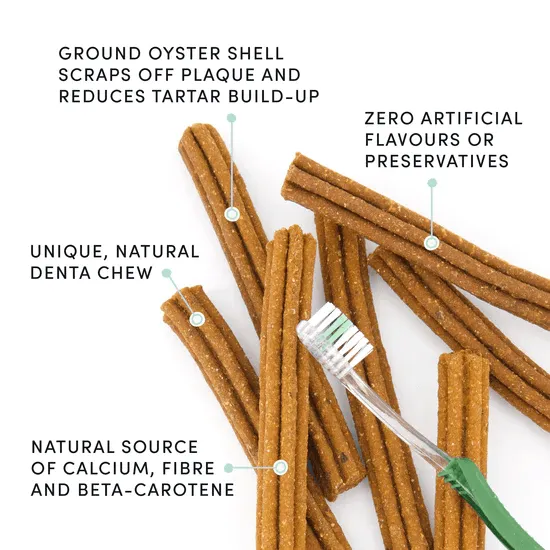Crumps Naturals Plaque Busters Bacon Dog Treats