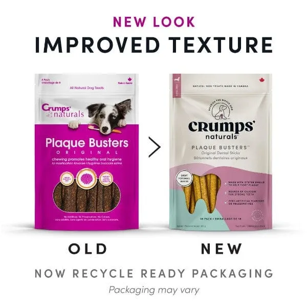 Crumps' naturals Plaque Busters Original Dental Sticks