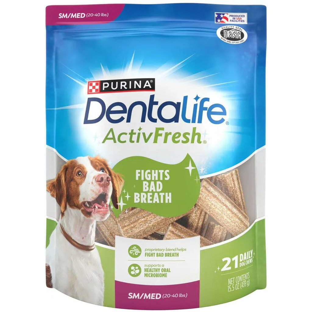 DentaLife ActivFresh Daily Oral Care Small/Medium Dental Dog Treats