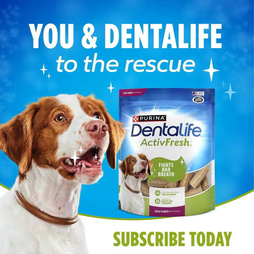 DentaLife ActivFresh Daily Oral Care Small/Medium Dental Dog Treats
