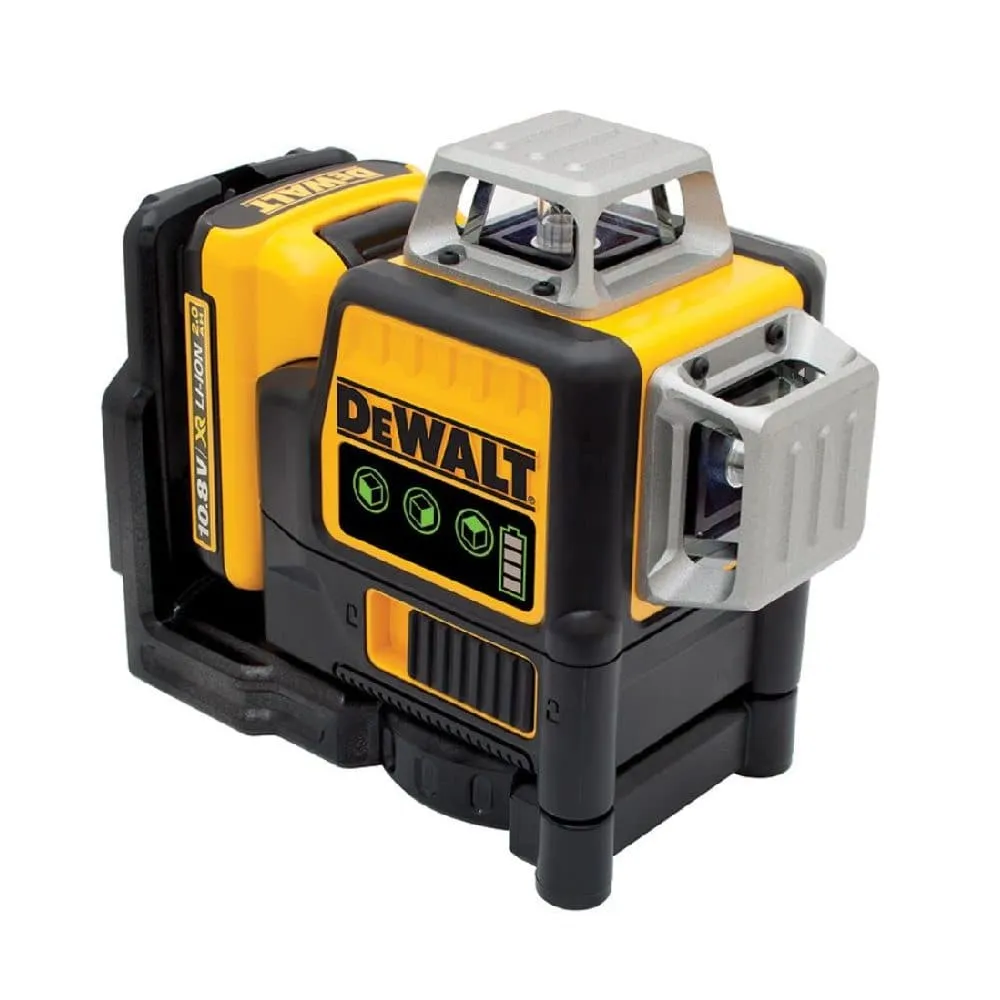 DeWalt DCE089D1G-XE 12V 3 x 360° Cordless Green Beam Line Laser Level