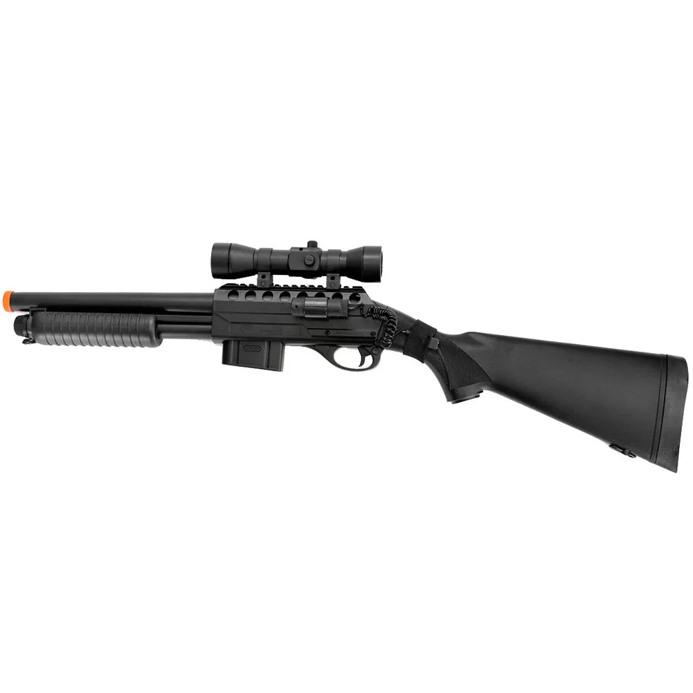 Double Eagle M47 Spring Powered Tactical Airsoft Shotgun