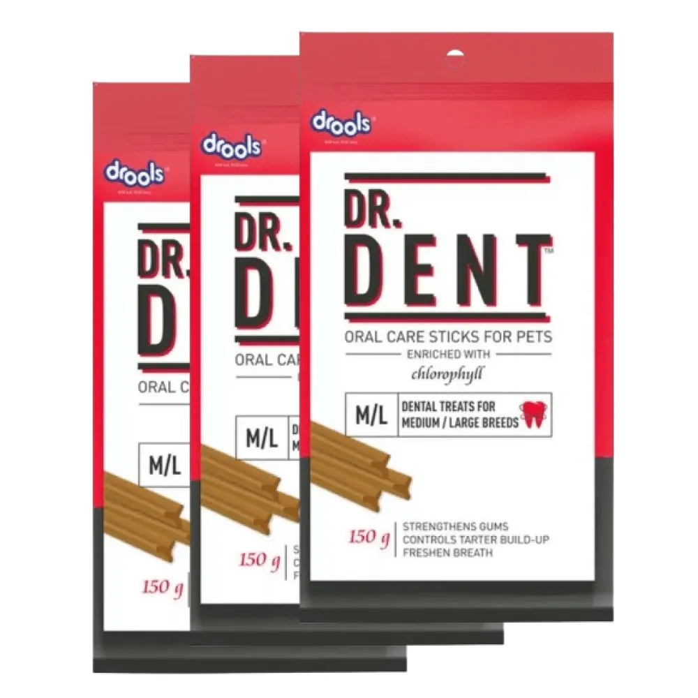 Drools Dr.Dent Oral Care Stick Dog Treats
