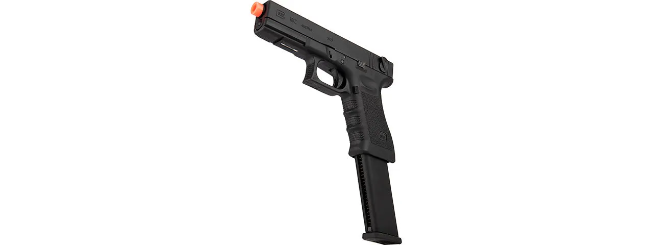 Elite Force Licensed Glock 18C Gen3 - Gas Blowback [Semi/Full-Auto] - Black (W/Extended Mag) Airsoft Gun Pistol