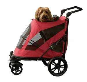 Excursion NO-ZIP Pet Stroller ~ Candy Red