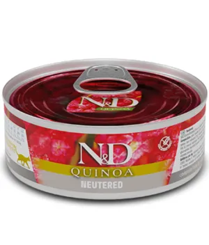 Farmina N&D Pork & Quinoa Neutrated Grain Free Wet Cat Food 80g
