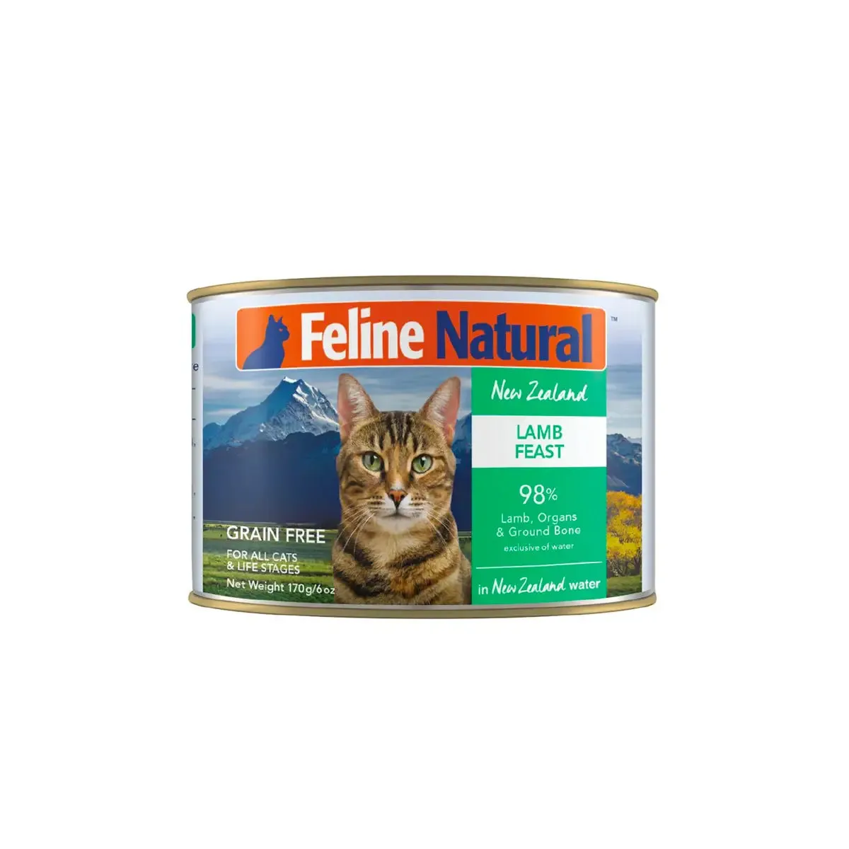 Feline Natural Canned Cat Food - Lamb Feast 170g