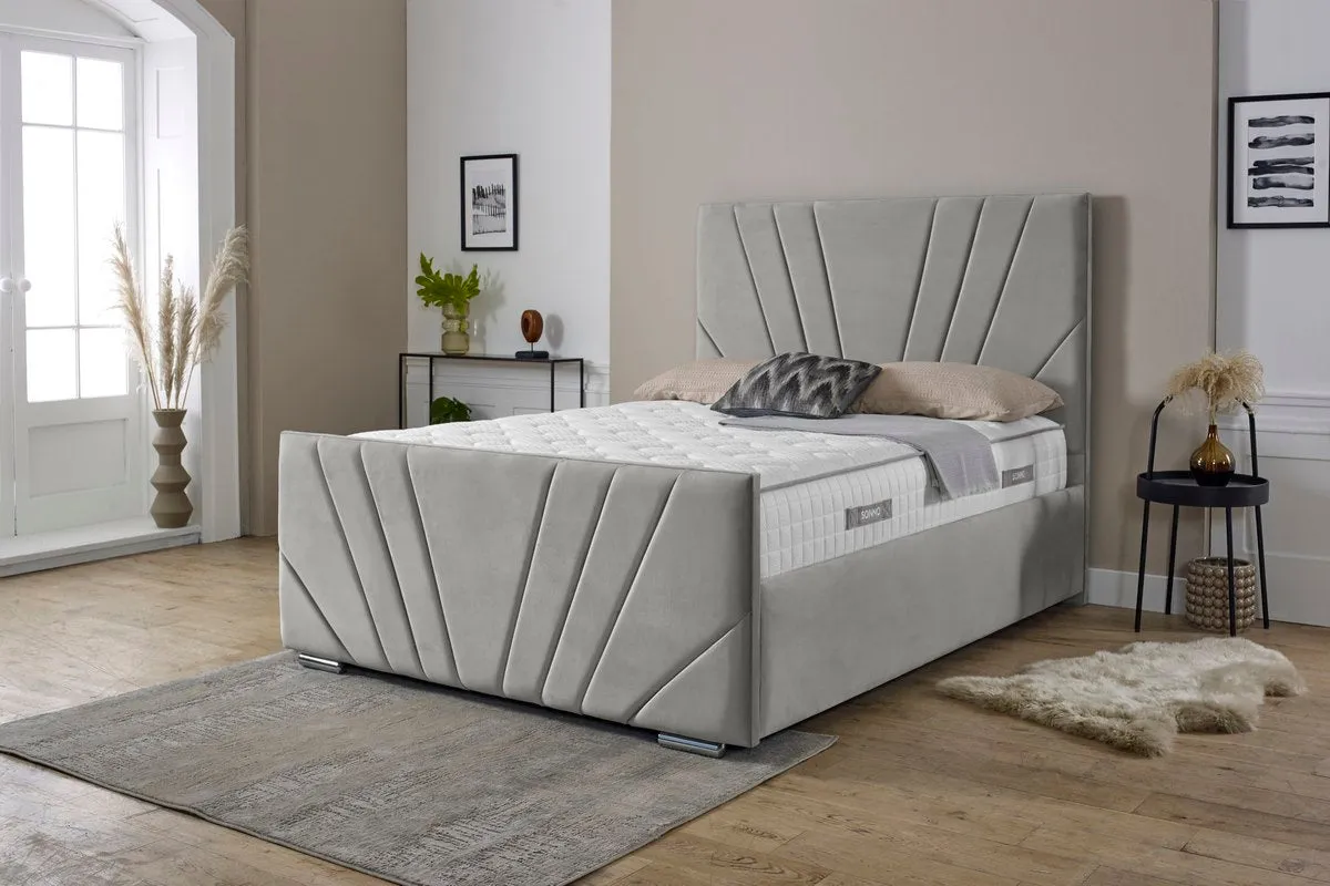 Fiji Sunrise Upholstered Ottoman Bed