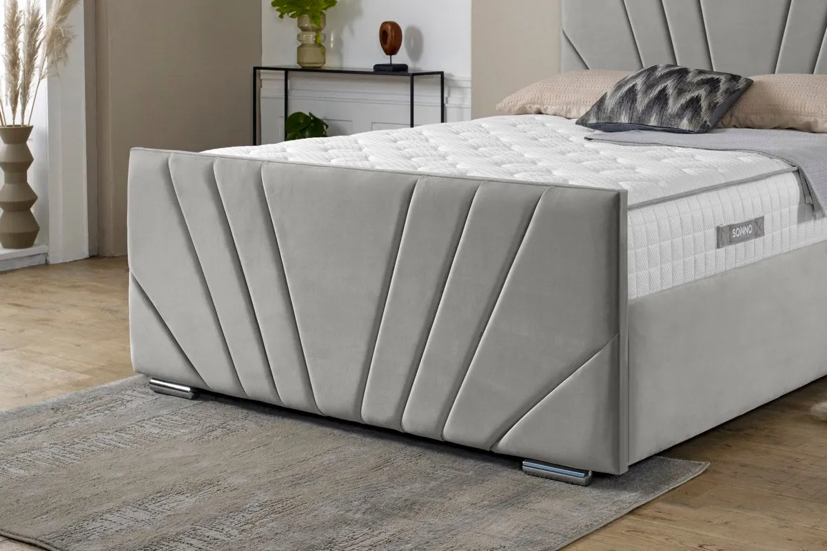 Fiji Sunrise Upholstered Ottoman Bed