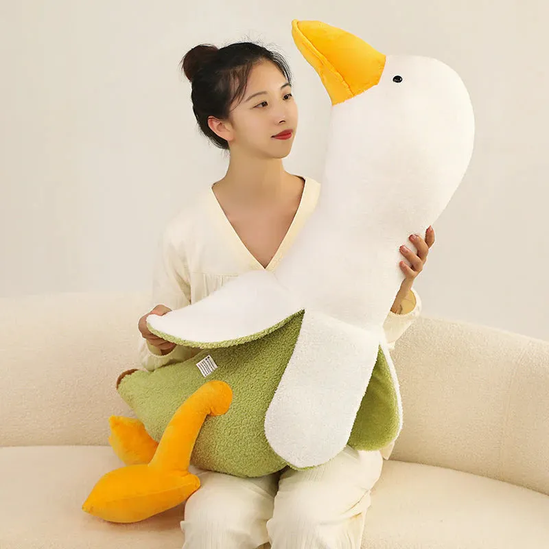 Fluffy Kawaii Banana Duck Stuffed Animals Plushie