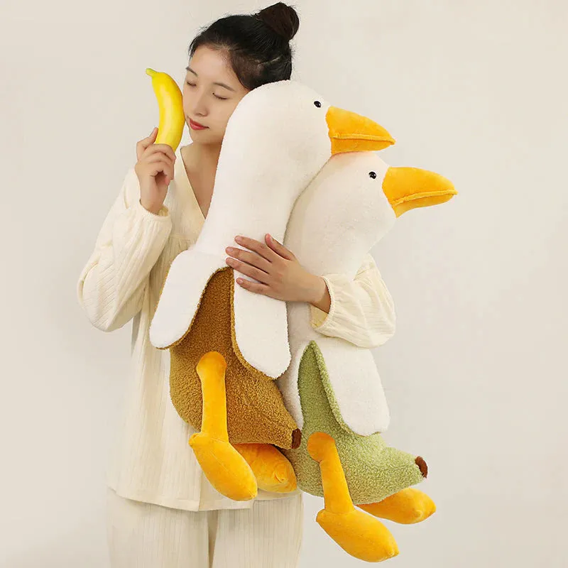 Fluffy Kawaii Banana Duck Stuffed Animals Plushie