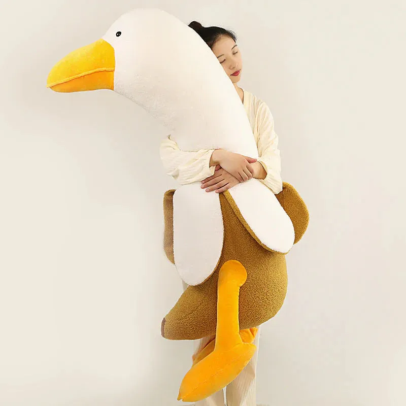 Fluffy Kawaii Banana Duck Stuffed Animals Plushie