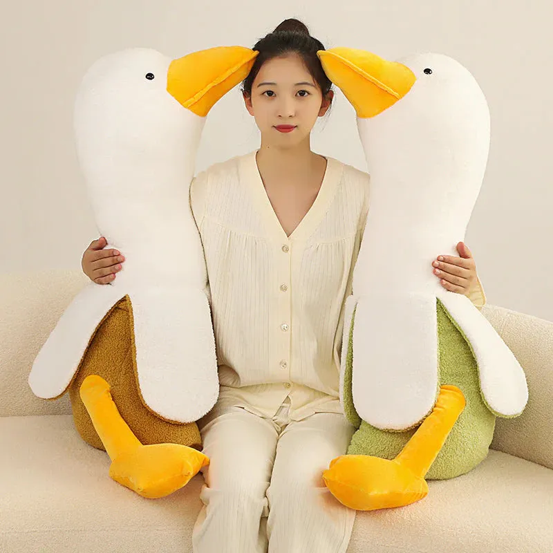 Fluffy Kawaii Banana Duck Stuffed Animals Plushie