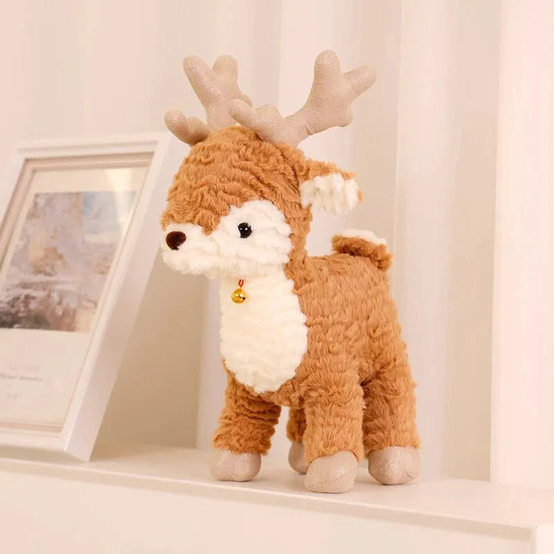 Fluffy Kawaii Christmas Tree & Reindeer Plushie