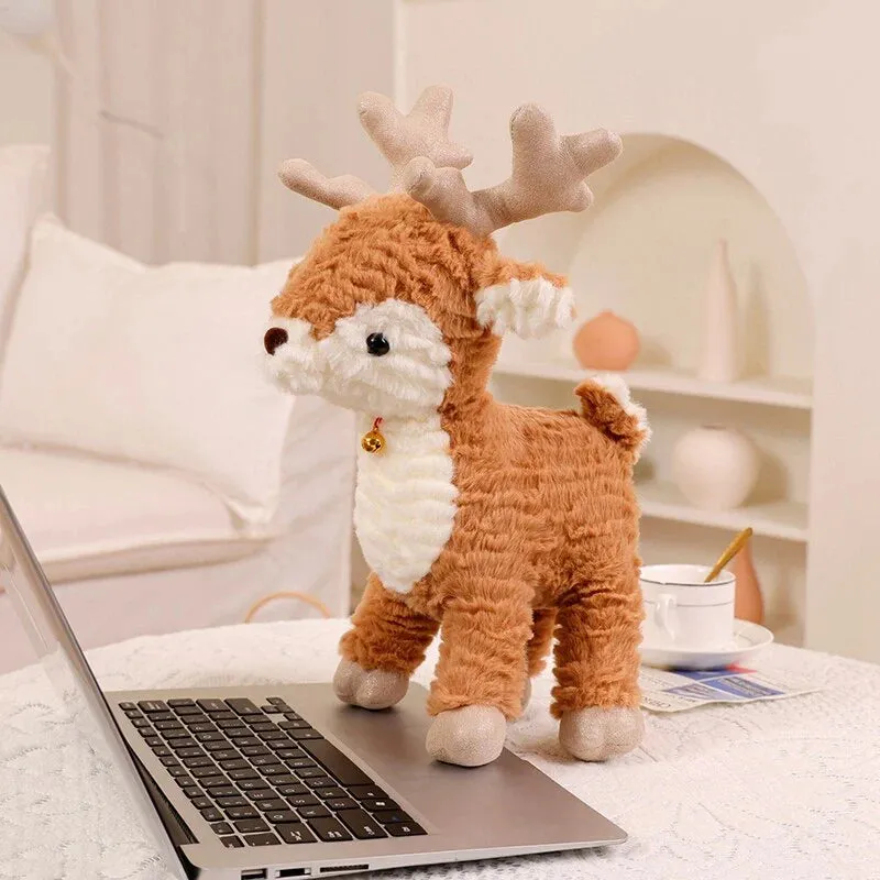 Fluffy Kawaii Christmas Tree & Reindeer Plushie