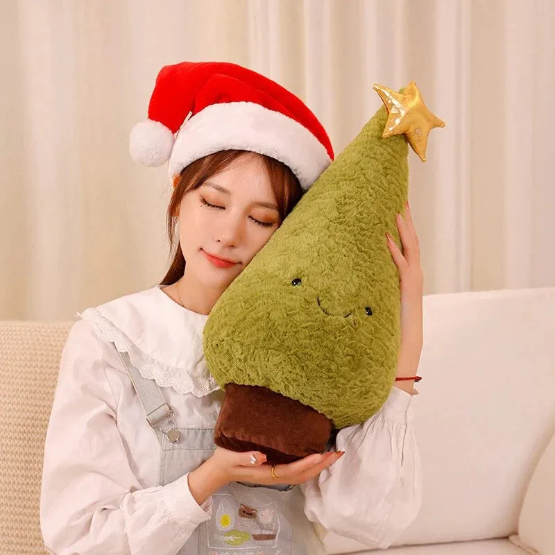 Fluffy Kawaii Christmas Tree & Reindeer Plushie