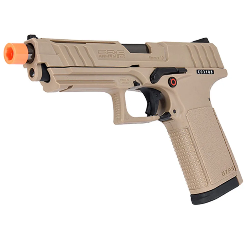 G&G GTP9 Gas Blowback Airsoft Pistol w/ Hard Shell Case